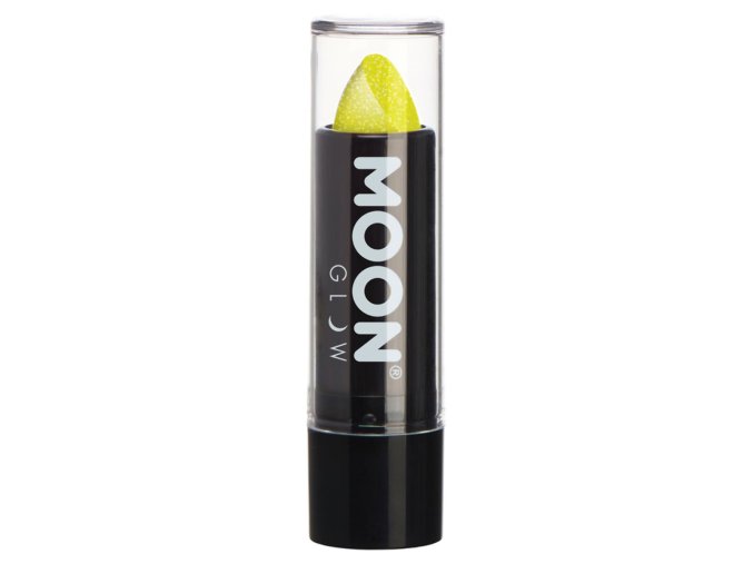 UV NEON glitrová rtěnka Žlutá