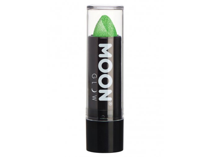 UV NEON glitrová rtěnka Zelená