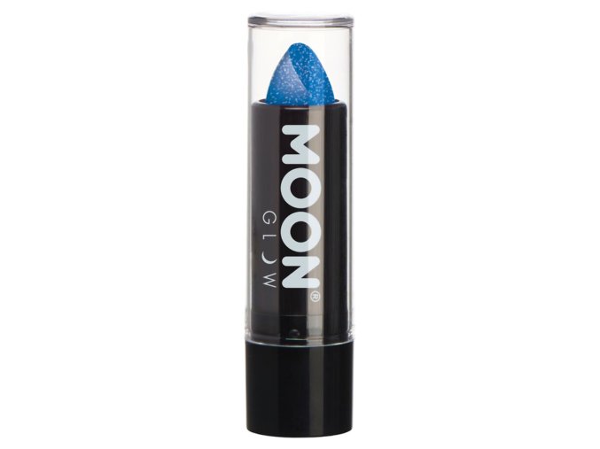 UV NEON glitrová rtěnka Modrá