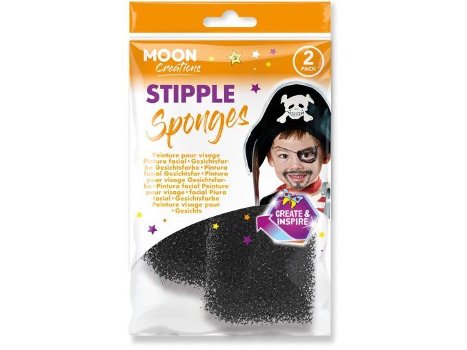 Makeup houbičky efekt vousy (2ks)