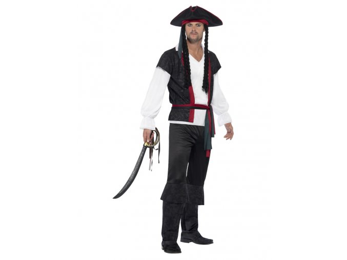 Pánský kostým pirátský kapitán Aye Aye