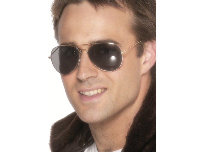 Brýle Pilotky zlaté