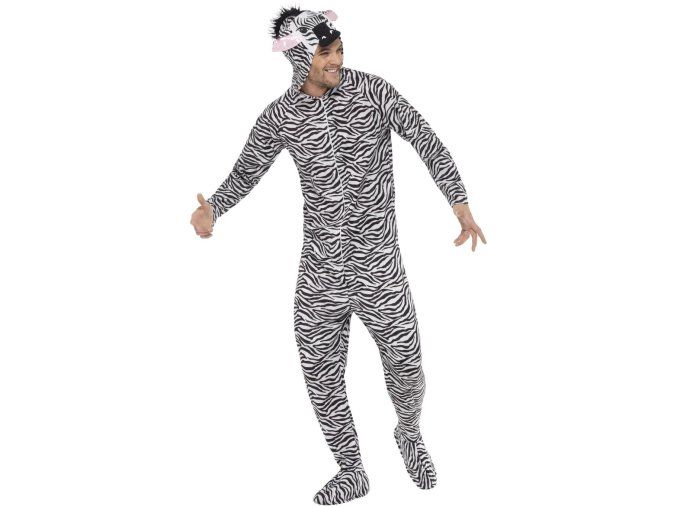 Kostým s kapucí Zebra