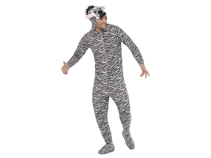 Kostým s kapucí Zebra