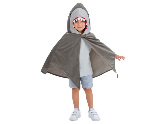 Dětský plášť s kapucí Žralok Deluxe
