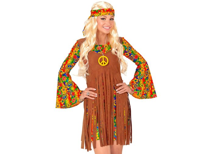 Dámský kostým Hippie holka s třásněmi