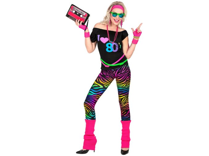 Dámský kostým "I Love 80s"