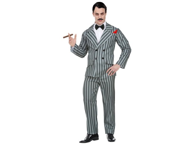 Pánský pruhovaný oblek pan Addams