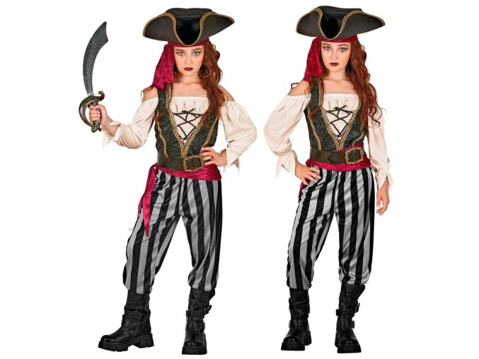 Dívčí kostým Pirátka