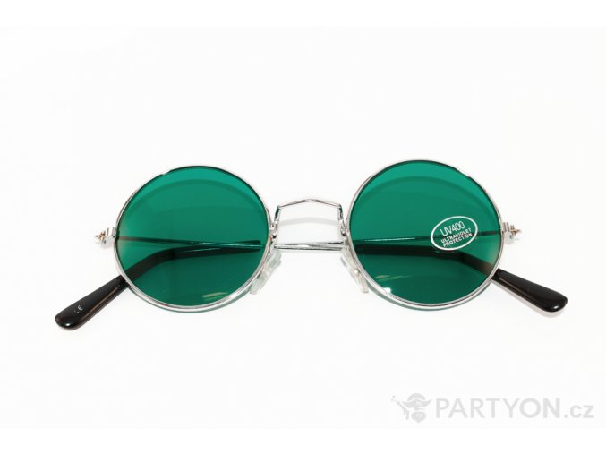 Brýle lenonky zelené