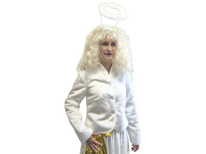 Bílá andělský kožíšek