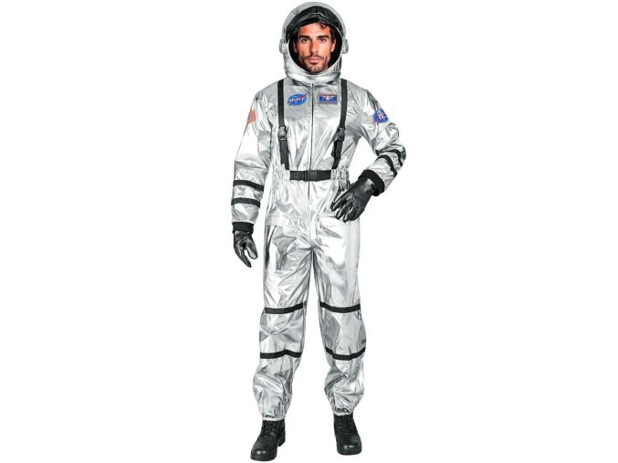 Kostým Astronaut - stříbrný