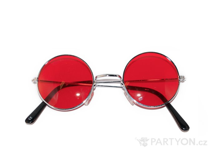 Brýle lenonky červené