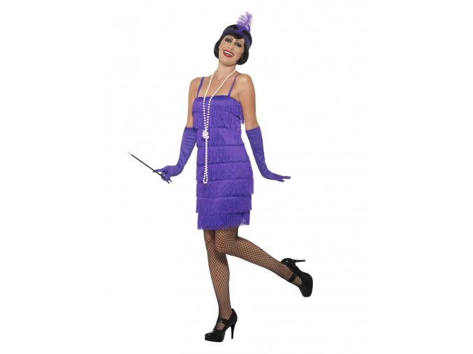 Dámský kostým 30.léta fialový