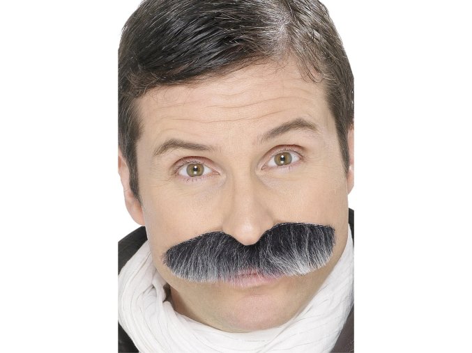 Šedočerný knír Major