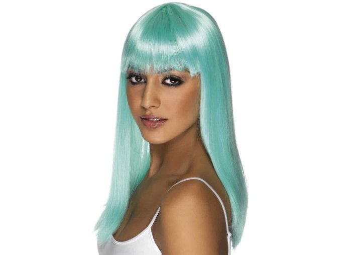 Dámská paruka modrá Aqua