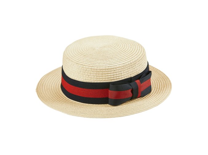 Slaměný klobouk 20.léta Boater