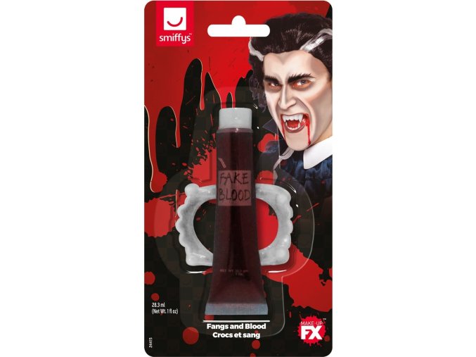 Upíří zuby a umělá krev