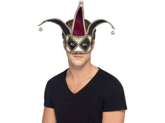 Benátská gotická škraboška Harlequin