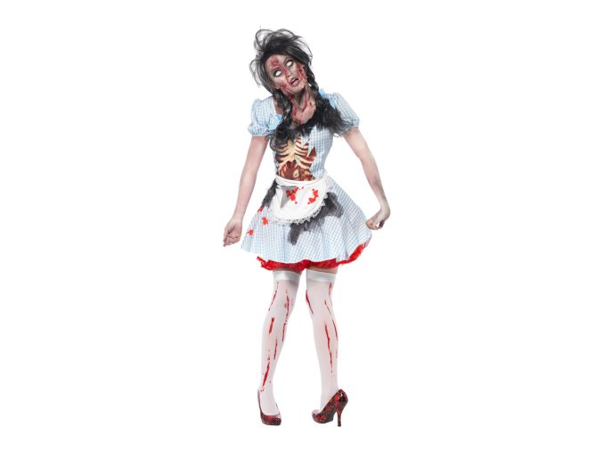 Dámský kostým zombie Pokojská