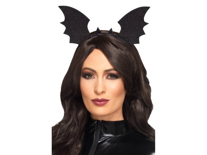 Halloweenská čelenka Netopýří křídla