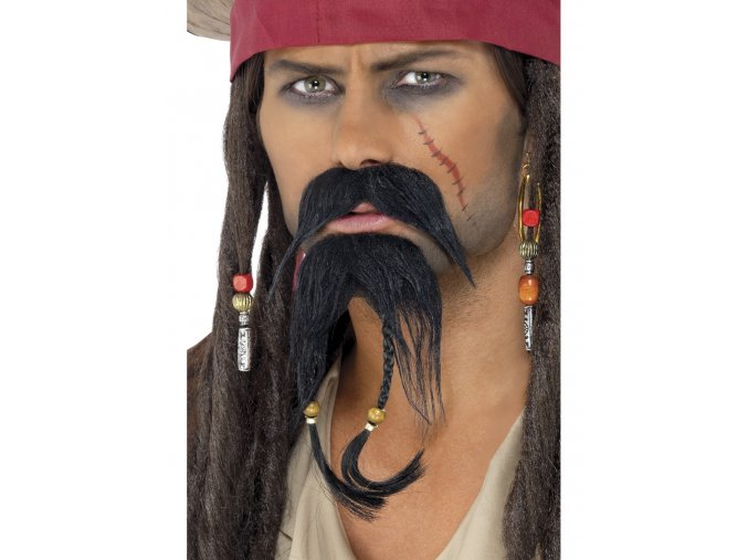 Pirátský knír s bradkou (Jack Sparrow)
