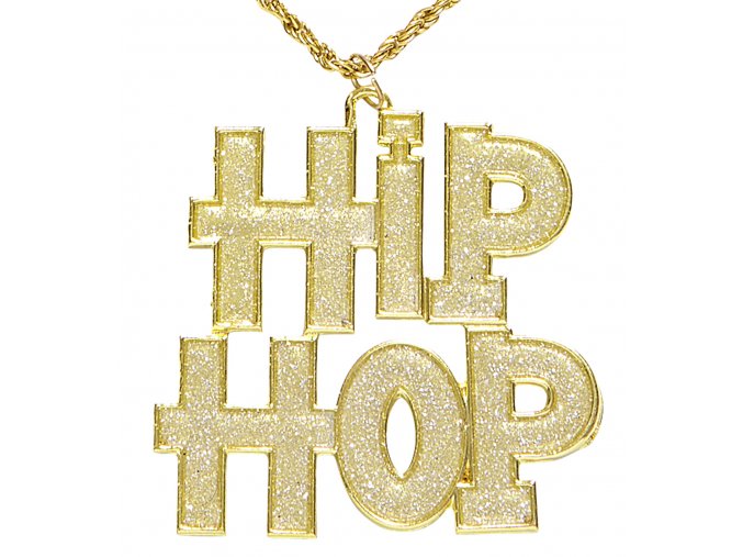 Zlatý řetízek s přívěskem Hip-Hop