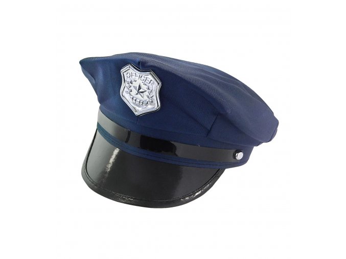 Policejní čepice modrá