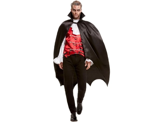 Černý upíří plášť Netopýr