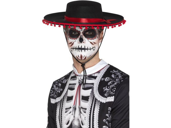 Klobouk Seňor Den Mrtvých