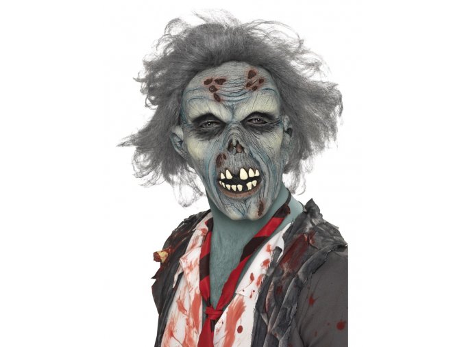 Maska Zombie s vlasy