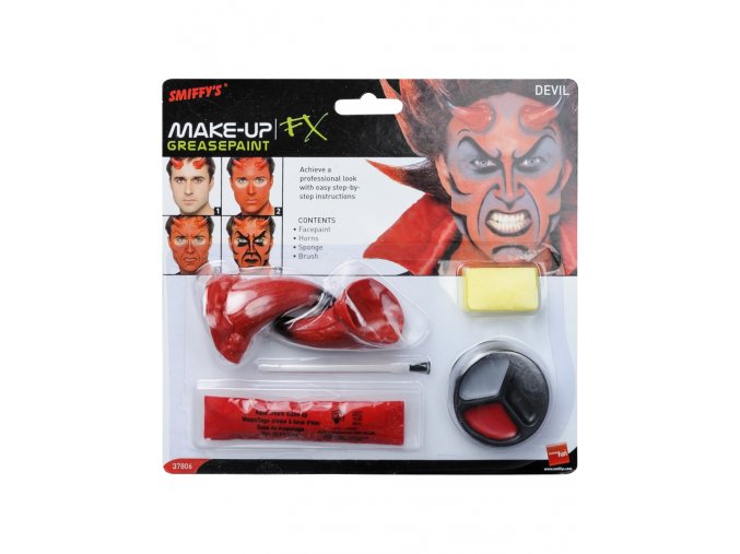 Make-up sada s rohy pro čerta
