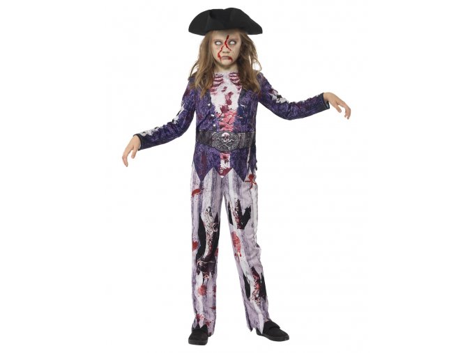 Dětský kostým zombie pirátka