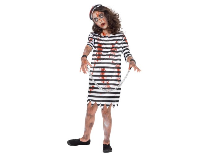 Dětský kostým zombie Vězenkyně