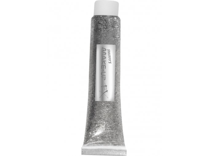 Stříbrný glitr v tubě (20ml)