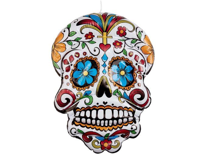 Nafukovací lebka Den mrtvých