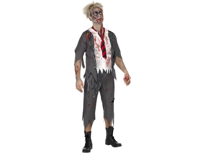 Pánský kostým zombie Školák