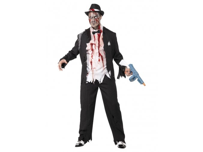 Pánský kostým zombie Gangster