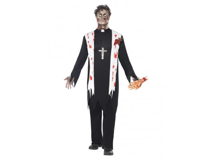 Pánský kostým zombie Kněz