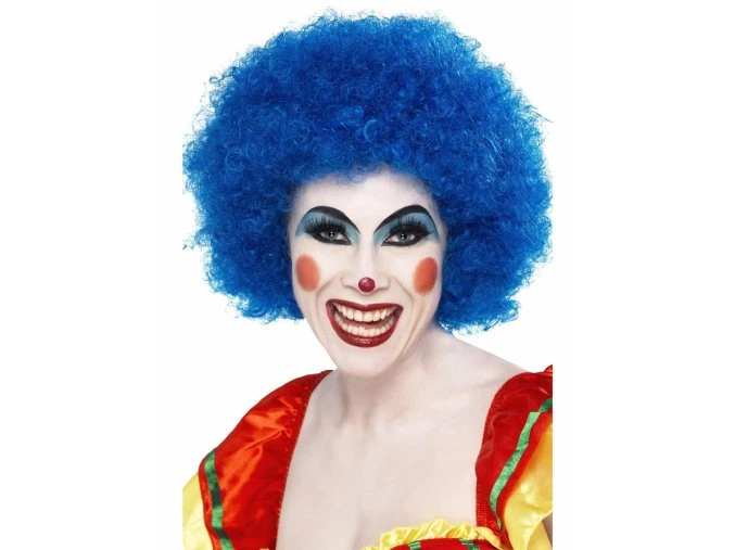 Paruka klaun modrá