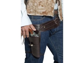 Deluxe Western pásek s pouzdrem na pistol