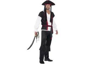Pánský kostým pirátský kapitán Aye Aye