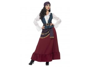 Dámský pirátský kostým krásná Bukanýrka Deluxe