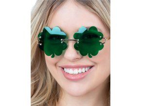 Brýle čtyřlístky zelené