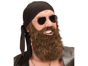 Sada Biker Psanec - šátek a vousy