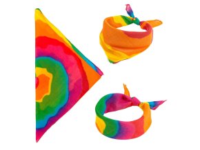 Bavlněný hippes šátek bandana 55x55 cm