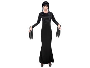 Dámské černé šaty Morticia