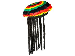 Rasta čepice s dredy