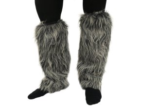 Návleky na nohy Čert černošedé