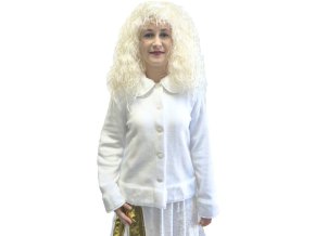 Bílá andělský fleecový kabátek